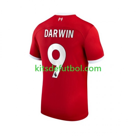 Liverpool Darwin Nunez 9 Hombre Camiseta de local 2023-2024 Manga Corta
