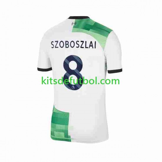 Liverpool Dominik Szoboszlai 8 Hombre Camiseta de visitante 2023-2024 Manga Corta