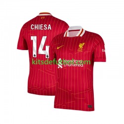 Liverpool Federico Chiesa 14 Hombre Camiseta de local 2024-2025 Manga Corta