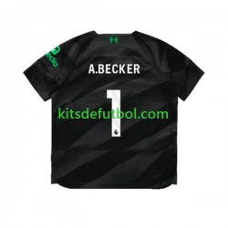 Liverpool Portero A.Becker 1 Hombre Camiseta de visitante 2023-2024 Manga Corta