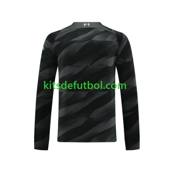Liverpool Portero Hombre Camiseta de visitante 2023-2024 Manga Larga