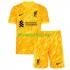 Equipación completa Niño Liverpool Portero Camiseta Cuarta 2024-2025 Manga Corta