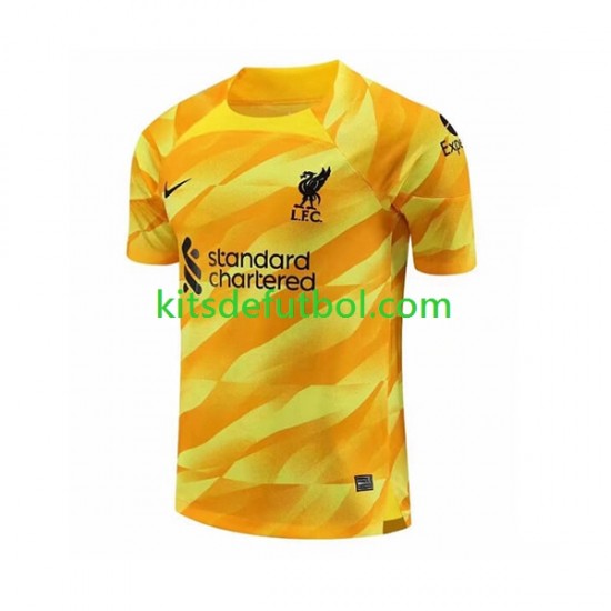 Liverpool Portero Hombre Camiseta alternativa 2023-2024 Manga Corta