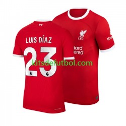 Liverpool Luis Diaz 23 Hombre Camiseta de local 2023-2024 Manga Corta