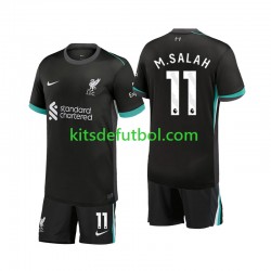 Equipación completa Niño Liverpool M.Salah 11 Camiseta de visitante 2024-2025 Manga Corta