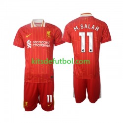 Equipación completa Niño Liverpool M.Salah 11 Camiseta de local 2024-2025 Manga Corta
