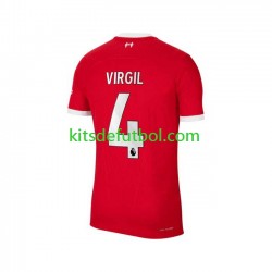 Liverpool Virgil van Dijk 4 Hombre Camiseta de local 2023-2024 Manga Corta