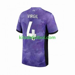 Liverpool Virgil van Dijk 4 Hombre Camiseta alternativa 2023-2024 Manga Corta