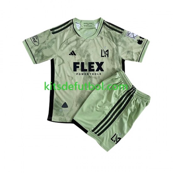 Equipación completa Niño Los Angeles FC 2023 Camiseta de visitante Manga Corta