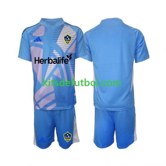 Equipación completa Niño Los Angeles Galaxy Portero Camiseta de visitante 2024-2025 Manga Corta