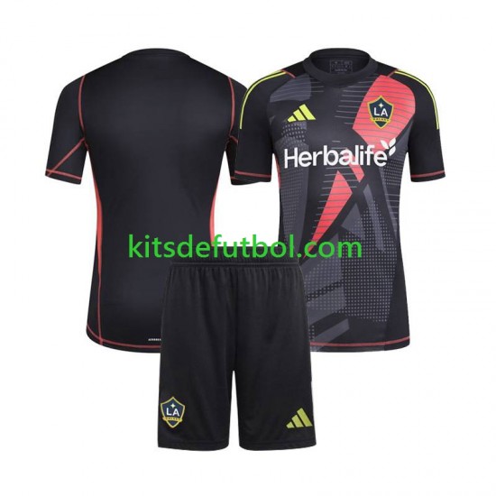 Equipación completa Niño Los Angeles Galaxy Portero 2024 Camiseta Negro de local Manga Corta Equipación completa Niño Los Angeles Galaxy Portero 2024 Camiseta Negro de local Manga Corta