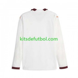 Manchester City Hombre Camiseta de visitante 2023-2024 Manga Larga
