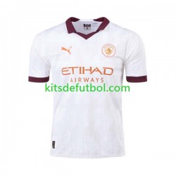 Manchester City Hombre Camiseta de visitante 2023-2024 Manga Corta