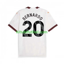 Manchester City Bernardo Silva 20 Hombre Camiseta de visitante 2023-2024 Manga Corta