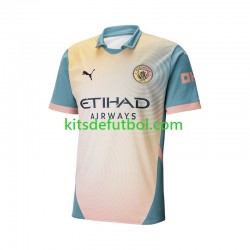 Manchester City Hombre Camiseta Cuarta 2024-2025 Manga Corta