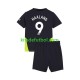Equipación completa Niño Manchester City Haaland 9 Camiseta de visitante 2024-2025 Manga Corta