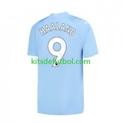 Manchester City Haaland 9 Hombre Camiseta de local 2023-2024 Manga Corta