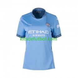 Manchester City Mujer Camiseta de local 2024-2025 Manga Corta