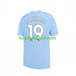 Manchester City J. ALVAREZ 19 Hombre Camiseta de local 2023-2024 Manga Corta