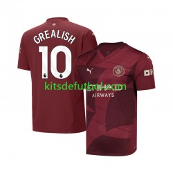 Manchester City Jack Grealish 10 Hombre Camiseta alternativa 2024-2025 Manga Corta