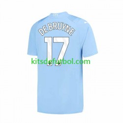 Manchester City Kevin De Bruyne 17 Hombre Camiseta de local 2023-2024 Manga Corta