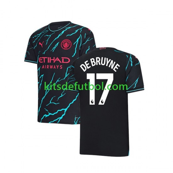 Manchester City Kevin De Bruyne 17 Hombre Camiseta alternativa 2023-2024 Manga Corta