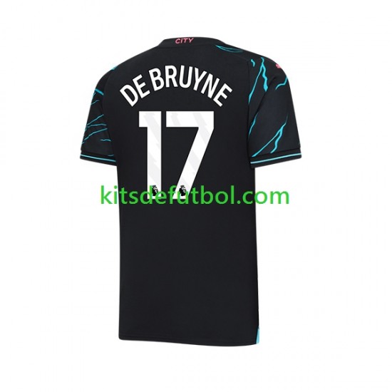 Manchester City Kevin De Bruyne 17 Hombre Camiseta alternativa 2023-2024 Manga Corta