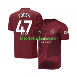 Manchester City Phil Foden 47 Hombre Camiseta alternativa 2024-2025 Manga Corta
