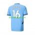 Manchester City RODRIGO 16 Hombre Camiseta de local 2024-2025 Manga Corta