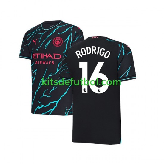Manchester City Rodri Hernandez 16 Hombre Camiseta alternativa 2023-2024 Manga Corta