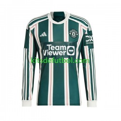 Manchester United Hombre Camiseta de visitante 2023-2024 Manga Larga