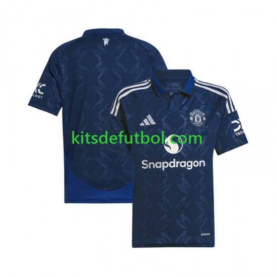 Manchester United Hombre Camiseta de visitante 2024-2025 Manga Corta