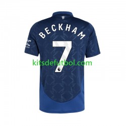 Manchester United Beckham 7 Hombre Camiseta de visitante 2024-2025 Manga Corta