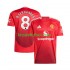 Manchester United Bruno Fernandes 8 Hombre Camiseta Rojo de local 2024-2025 Manga Corta