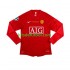 Manchester United Champion League Retro 2007 Hombre Camiseta de local Manga Larga