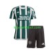 Equipación completa Niño Manchester United Camiseta de visitante 2023-2024 Manga Corta