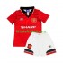 Equipación completa Niño Manchester United Retro 1994 Camiseta de local Manga Corta