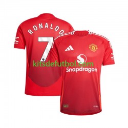 Manchester United Cristiano Ronaldo 7 Hombre Camiseta de local 2024-2025 Manga Corta