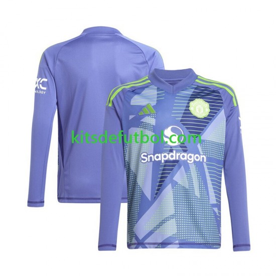 Manchester United Portero Hombre Camiseta de local 2024-2025 Manga Larga