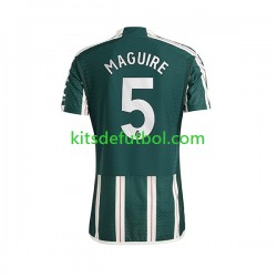 Manchester United Harry Maguire 5 Hombre Camiseta de visitante 2023-2024 Manga Corta