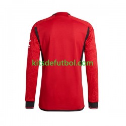 Manchester United Hombre Camiseta de local 2023-2024 Manga Larga