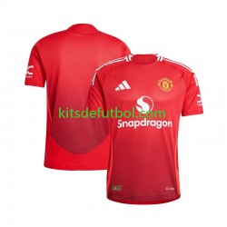 Manchester United Hombre Camiseta Rojo de local 2024-2025 Manga Corta