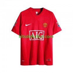 Manchester United Retro 2007 Hombre Camiseta de local Manga Larga