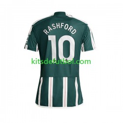Manchester United Marcus Rashford 10 Hombre Camiseta de visitante 2023-2024 Manga Corta
