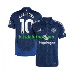 Manchester United Marcus Rashford 10 Hombre Camiseta de visitante 2024-2025 Manga Corta