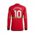 Manchester United Marcus Rashford 10 Hombre Camiseta de local 2023-2024 Manga Larga