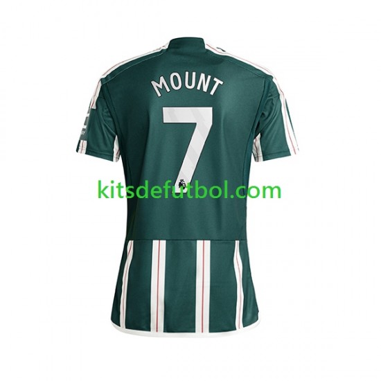 Manchester United Mount 7 Hombre Camiseta de visitante 2023-2024 Manga Corta