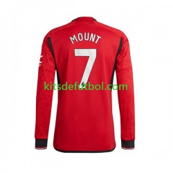 Manchester United Mount 7 Hombre Camiseta de local 2023-2024 Manga Larga