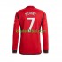 Manchester United Mount 7 Hombre Camiseta de local 2023-2024 Manga Larga