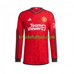 Manchester United Mount 7 Hombre Camiseta de local 2023-2024 Manga Larga